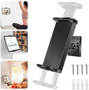 Universal Tablet Phone Wall Mount 360° Rotation Holder for 4.7-13" iPad iPhone Universal Tablet Phone Wall Mount 360° Rotation Holder for 4.7-13" iPad iPhone