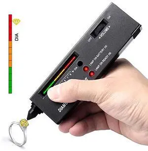 Portable Diamond Tester Selector Illuminated Jewelry Gemstone Testing Tool Kit