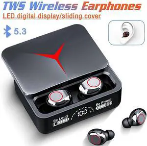 TWS Wireless Earbuds Bluetooth 5.3 Waterproof Headset Headphones With Power Bank