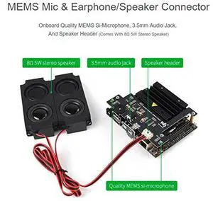 USB Audio Codec for Jetson Nano, USB Sound Card, Driver-Free, Plug and Play, Support Recording and Playback, Built-in Microphone and Speaker Header USB Audio Codec for Jetson Nano, USB Sound Card, Driver-Free, Plug and Play, Support Recording and Playback, Built-in Microphone and Speaker Header