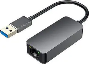 USB Type C 3.1 to 2.5G Gigabit Ethernet Network Adapter USB Type C to 2.5 Gigabit Network RJ45 LAN 2.5Gbps Converter Compatible for MacBook Air/Pro iPad HP Surface Dell Windows (USB3.1 Interface)