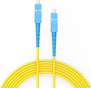 Fiber Patch Cable SC to SC(UPC) Single-Mode Jumper Single Fiber Optic Simplex Cord for SFP Transceiver