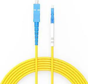 Fiber Patch Cable SC to LC Single-Mode Jumper Single  Fiber Optic Simplex Cord for SFP Transceiver