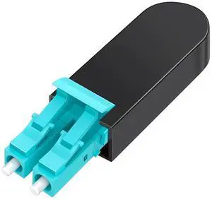 LC/UPC Fiber Loopback Adapter Tester, OM3 Multimode Duplex - 50/125m Fiber Optic Loopback Cable,Fiber Optic Cable Test Plug for Testing Applications