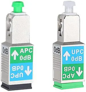 SC/UPC Male to SCAPC Female & SCAPC Male to SC/UPC Female Fiber Optic Adapter Singlemode SM 9/125 Hybrid Optical Converter Connector Coupler