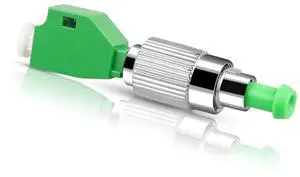 FCAPC Male to LCAPC Female Single Mode 9/125um Hybrid Optical Fiber Adapter Simplex FC - LC Connector, 1 Pack