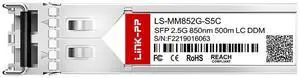 Link-PP LS-MM852G-S5C SFP Transceiver 2.5Gbps 850nm 550m Duplex LC SMF DDM Supported