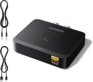 UGREEN Bluetooth 6.0 Receiver with LDAC, Hi-Res Wireless Audio Adapter with Low Latency, for Old Stereo/Speakers/Wired Speakers/Home Audio Music Streaming Stereo System
