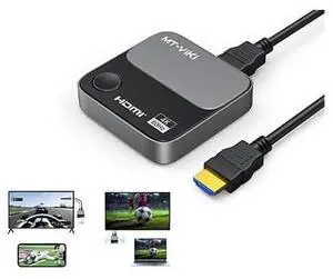 MT-VIKI 4K Wireless HDMI Display Dongle Adapter, Wireless Transmitter, 4K@60Hz Input & Output, Streaming Media Video to Monitor from Mac iOS Android Windows, Support Airplay DLNA Miracast