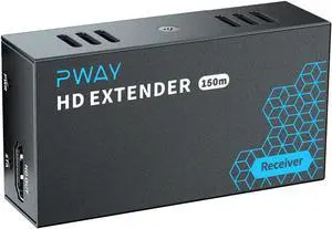 PWAY HDMI Extender 500ft RX Only, One to Many Over Gigabit Switch No Delay Over Cat5e/6