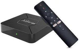 XS97 Q5 Android TV Box, Quad-Core A53 Processor, 2GB RAM 8GB ROM, 4K Ultra HD, Dual-Band Wi-Fi, Bluetooth, Voice Remote Smart Media Player for Netflix/YouTube