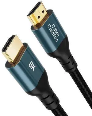 CableCreation HDMI Cable 8K, eARC HDMI Cable (48Gbps, 8K@60Hz) - 3.3 Feet eARC HDR HDCP 2.2 2.3
