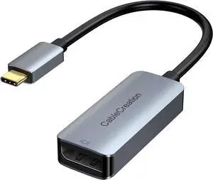 CableCreation 8K USB C to DisplayPort Adapter, 40G Type C to Display Port,USB-C to DP 1.4 [8K@60Hz, 4K@144Hz] HDR, Thunderbolt 4/3 Compatible with Valve Index, MacBook, iPhone 15, XPS, Oculus Rift S
