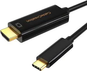 CableCreation USB C to HDMI Cable for Home Office 4K@60Hz 3FT, Type C to HDMI Thunderbolt 3 Compatiblewith iPhone 16 Pro Max Plus, MacBook Pro Air iPad Pro, XPS, Galaxy S24 Steam Deck