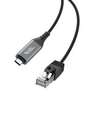 CableCreation USB C to Ethernet Cable , USB C to RJ45 Internet LAN Network Cable, Gigabit Directly Connected, Compatible with Thunderbolt 3/4, MacBook Pro, iPhone 16/15, iPad Pro, Dell XPS