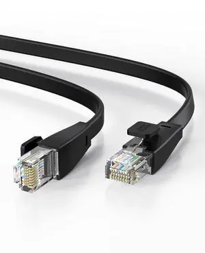CableCreation Cat 6 Ethernet Cable Cat6 High Speed Flat Gigabit 1000Mbps Internet Cable RJ45 Shielded Network LAN Cord Compatible for PS5 PS4 Xbox PC Laptop Modem Router Smart TV Computer