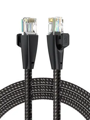 CableCreation Cat 6 Ethernet Cable Braided Cat6 Gigabit High Speed 1000Mbps Internet Cable RJ45 Network LAN Cord Compatible with PC PS5 PS4 PS3 Xbox Smart TV Router, 1.64FT