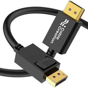 CableCreation DisplayPort 2.1/40Gbps Cable 2m/6.6ft, DP 2.1 Cable Support 8K@240Hz 4K@240Hz,PVC Display Port Cable Cord Compatible FreeSync G-Sync and HDR for Gaming Monitor,PC,RX 7900