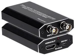 Torpedo Nova Professional 4-in-1 Video Converter: TVI/CVI/AHD/CVBS to HDMI, 4K Output, Compatible with 5MP Security Cameras for Monitor & DVR Systems