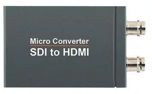 Torpedo Nova 3G-SDI to HDMI Converter, 1080P@60Hz Broadcast Quality, 120m Transmission, Industrial Metal Housing