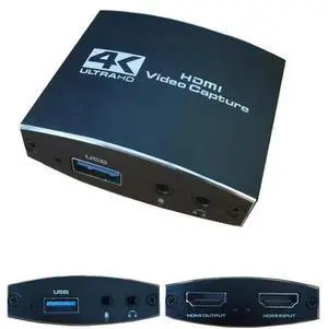 Torpedo Nova USB 2.0 HDMI Video Capture Card, 4K30Hz to 1080P60, Plug & Play, UVC/UAC for Live Streaming & Recording