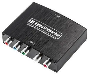 HDMI to YPbPr Converter, 1080P@60Hz, with Analog Audio Output, HDCP Compatible
