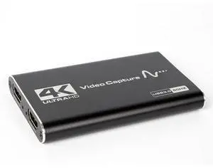 Torpedo Nova 4K HDMI Video Capture Card, 1080P@60FPS Recording, 4K Loop-Out, USB 3.0, Mic & Audio Input for Live Streaming