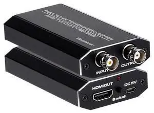 Torpedo Nova 4K TVI/CVI/AHD to HDMI Converter - Professional Analog HD to Digital Video Adapter for Security Camera Systems, Support 720P/1080P/3MP Cameras