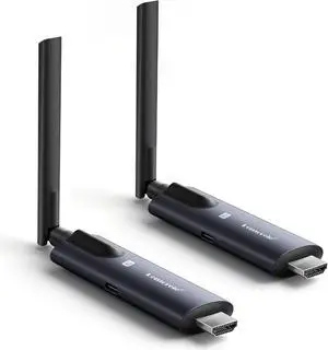 Lemorele Wireless HDMI Transmitter and Receiver with App Monitor Wireless Reception,Plug&Play,656ft 1080P HD,for Streaming to Video&Audio to Monitor/Tablet/Mobile from Laptop/Camera/TV-Box/Blu-ray