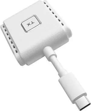 Lemorele Wireless USB-C Transmitter 164FT Range - USB-C to HDMI Extender 2.4/5G 1080P@60Hz - for Streaming Video & Audio to HD TV/Projector/LED Displays from Phone/Laptop