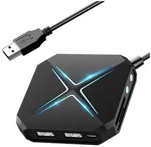 USB 2.0 Splitter Converter Multi-interface Hub USB 2.0 1 to 6 Expander Card Reader USB with 3.5mm Jack Microphone eokCXOY USB 2.0 Splitter Converter Multi-interface Hub USB 2.0 1 to 6 Expander Card Reader USB with 3.5mm Jack Microphone eokCXOY