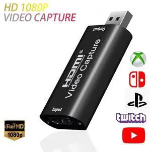 Video Card Capture HDMI Video Capture Card Device PC PS4 Game Live Streaming 4K 1080P HD VHS Board USB 2.0 Grabber Recorder Box eokCXOY