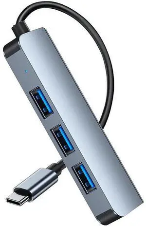 4-in-1 USB-C Hub Aluminum USB Type C to USB Adapter with USB 3.0/2.0 Ports (Ultra-Slim),Suitable for MacBook Pro, Chromebook, XPS, Laptop, PC, Surface Pro, Mobile HDD and More 4-in-1 USB-C Hub Aluminum USB Type C to USB Adapter with USB 3.0/2.0 Ports (Ultra-Slim),Suitable for MacBook Pro, Chromebook, XPS, Laptop, PC, Surface Pro, Mobile HDD and More