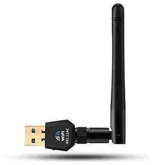 1200Mbps Wireless USB WiFi Adapter - Dual Band Wireless WiFi Adapter (2.4G/300M+5G/867M) Wireless Adapter, WiFi Adapter for PC /Laptop/ Desktop, Support Win10/8.1/8/7/XP/ Linux/Mac OS eokCXOY