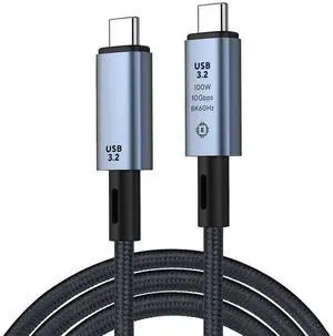 USB C to USB C Cable100W 3.3ft/1M, USB C 3.2 Gen 2 10Gbps/ 8K@60Hz Video Cord, Type C Charging Cable Fast Charge Cord for M-a-c-Book Pro i-P-a-d Pro 2021 i-P-a-d Air 4 Galaxy S23+/S23/S22 Ultra Switch USB C to USB C Cable100W 3.3ft/1M, USB C 3.2 Gen 2 10Gbps/ 8K@60Hz Video Cord, Type C Charging Cable Fast Charge Cord for M-a-c-Book Pro i-P-a-d Pro 2021 i-P-a-d Air 4 Galaxy S23+/S23/S22 Ultra Switch
