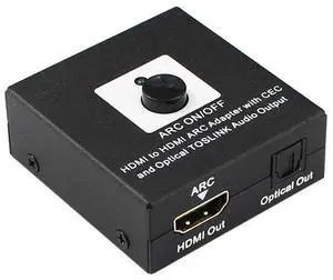 HDMI to HDMI Audio ARC Return Converter HDMI to HDMI ARC Adapter with CEC and Optical TOSLINK Audio Output eokCXOY