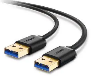 USB 3.0 Cable (USB to USB Cable Male to Male) for External Hard Drives, Modems, Printers, Cameras, Computer, Laptop & More (3.3 Feets, 1m) eokCXOY