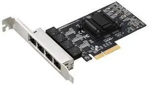 4 Ports 2.5G Gigabit Network Card High-speed Stable Network Card Gaming Ethernet 4-port Gigabit Network Adapter Desktop ESXi Diskless PXE Boot eokCXOY