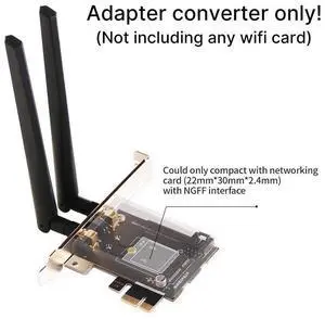 FV-102 NGFF M.2 2230 Key A+E to Desktop PCI-E Wireless Adapter Converter for M.2 wifi Bluetooth Adapter Comptible with wifi 6E AX210 wifi 6 AX200 9260 8265 MT7921K PCI-e X1 X4 X8 X16 wifi Card eokCXOY FV-102 NGFF M.2 2230 Key A+E to Desktop PCI-E Wireless Adapter Converter for M.2 wifi Bluetooth Adapter Comptible with wifi 6E AX210 wifi 6 AX200 9260 8265 MT7921K PCI-e X1 X4 X8 X16 wifi Card eokCXOY