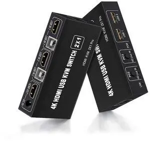KVM Switch HDMI 2 Port, USB and HDMI Switch for 2 Computers Share Keyboard Mouse Printer Monitor Support HUD 4K @30Hz for Laptop, PC, Xbox HDTV, with 2X USB Cable,1x Switch Button Cable eokCXOY KVM Switch HDMI 2 Port, USB and HDMI Switch for 2 Computers Share Keyboard Mouse Printer Monitor Support HUD 4K @30Hz for Laptop, PC, Xbox HDTV, with 2X USB Cable,1x Switch Button Cable eokCXOY