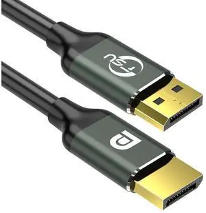 3.3 Feet 8K DisplayPort Cable, DisplayPort to DisplayPort DP1.4 Cable Support 8K @60Hz(7680x4320) Resolution, 4K @144Hz, 32.4Gbps, HDR, HBR3, HDCP2.2 for PC, Laptop, HDTV Monitor (3.3FT/1M) eokCXOY