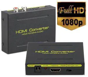 HDMI Audio Extractor Converter 5.1CH Audio Splitter 1080P Stereo Analog HDMI to HDMI Optical SPDIF RCA L/R Adapter Converters Support Full HD,4K@30Hz,1080P,3D eokCXOY