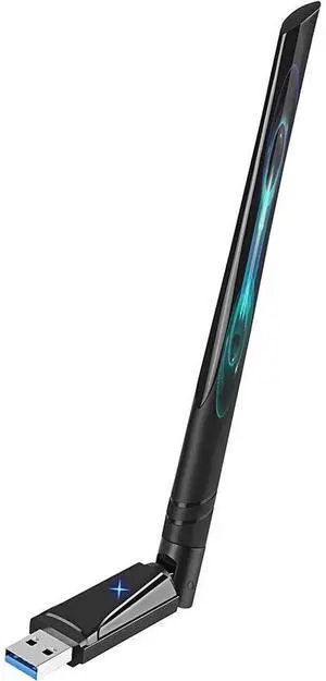 USB 3.0 WiFi Adapter for PC AC1300Mbps WiFi Card, Dual Band Network Adapter with 2.4GHz/5.8GHz High Gain Antenna, for Laptop Desktop Windows 11/10/8.1/8/7/XP/Vista, Mac OS 10.9-10.15 ,11,12 eokCXOY