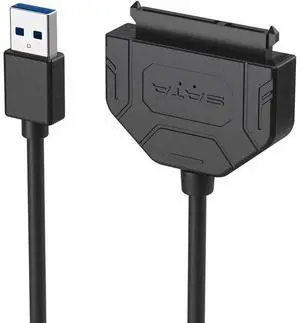 SATA to USB 3.0 Adapter for 2.5" HDD Hard Drives, USB 3.0 to SATA Adapter Cable, Support UASP for 2.5 Inch SSD/HDD (SATA to USB A 3.0 Adapter) eokCXOY SATA to USB 3.0 Adapter for 2.5" HDD Hard Drives, USB 3.0 to SATA Adapter Cable, Support UASP for 2.5 Inch SSD/HDD (SATA to USB A 3.0 Adapter) eokCXOY