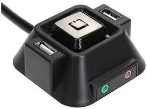 USB 2.0 Multifunction Desktop PC Switch With Audio Sound Computer Switch External Power Switch Reset Button Plug and Play eokCXOY USB 2.0 Multifunction Desktop PC Switch With Audio Sound Computer Switch External Power Switch Reset Button Plug and Play eokCXOY