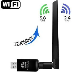 USB WiFi Adapter 1200Mbps, USB Wireless Network Adapter WiFi Card/Dongle/Antenna, 5GHz Wireless Adapter for Desktop/PC/Laptop,Support Win10/8/7/XP/Vista Mac OS eokCXOY USB WiFi Adapter 1200Mbps, USB Wireless Network Adapter WiFi Card/Dongle/Antenna, 5GHz Wireless Adapter for Desktop/PC/Laptop,Support Win10/8/7/XP/Vista Mac OS eokCXOY