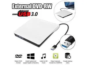 USB 3.0 Slim External DVD RW CD Writer Drive Burner Reader Player Optical Drives For Laptop PC DVD burner dvd portatil eokCXOY