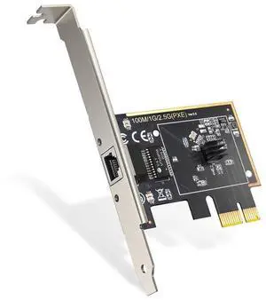 2.5Gbps PCI Express Network Adapter, 2.5GBase-T PCIe Card, Wake on LAN, Flow Control, Low Profile Bracket, Windows 11/10 /8 /8.1/7, Windows Server 2012, 2008, Linux PE25 eokCXOY