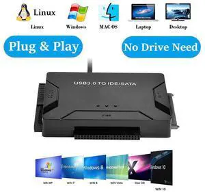 USB To IDE SATA Data Adapter USB3.0 To IDE SATA Hard Disk Transfer Converter 4 in 1 For PC Laptop 2.5 3.5inch 8TB Hard Disk Dock eokCXOY USB To IDE SATA Data Adapter USB3.0 To IDE SATA Hard Disk Transfer Converter 4 in 1 For PC Laptop 2.5 3.5inch 8TB Hard Disk Dock eokCXOY