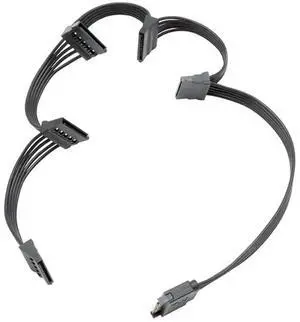 15 Pin SATA Power Extension Cable SATA Male to Female Extender Cable Adapter for HDD Hard Drive 26inch 66cm (1 to 5) 15 Pin SATA Power Extension Cable SATA Male to Female Extender Cable Adapter for HDD Hard Drive 26inch 66cm (1 to 5)